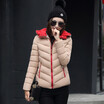 2018 Winter coat cotton womens short down cotton pad large size slim coat small cotton jacket