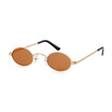 SHAUNA Trending Women Small Oval Sunglasses Candy Colors Fashion Men Clear Red Lens Shades UV400