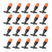 20pcs Small Size Plastic Adjustable Sprayer Nozzles Suits Garden Water Cooling Spray Sprinkler Nozzle Suit Drip Irrigation Pipe Eq