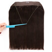 BHF hair 100 virgin remy cuticle hair thick ends flip in halo hair extension