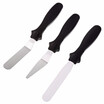 3pcs Stainless Steel DIY Cake Cream Spread Decorating Smudge Tool