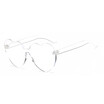 SHAUNA Oversize Cute Candy Color Women Heart Sharp Sunglasses Fashion Thick Lens Shades UV400