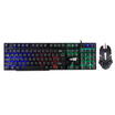 GESOBYTE GX10 cable game mouse&keyboard set mechanical feel USB keyboard mouse game business keyboard colorful gradient gl