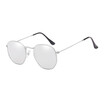 SHAUNA Classic Women Small Square Sunglasses Retro Men Mirror Coating Shades UV400