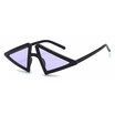 SHAUNA Unique Women Triangle Sunglasses Fashion Men Clear Frame Pink Yellow Glasses Summer Styles UV400