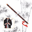 G Key Chinese Traditional Instrument Dizi Bitter Bamboo Flute with Chinese Knot for Beginners