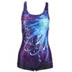 YINGFA new hair small angle swimsuit digital printing blue 1326-1 XL