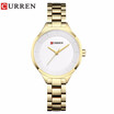 CURREN 9015 Watch Women Casual Fashion Quartz Wristwatches Ladies Gift Creative surface relogio feminino rose blue