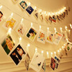 Photo Card Wall Clip Fairy LED String Light Holiday Decoration