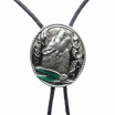 Vintage Western Shout Wolf Oval Bolo Tie also Stock in US