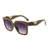 SHAUNA Retro Mixed Color Leg Women Square Sunglasses Fashion Men Gradient Lens Glasses UV400