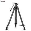Viltrox VX 18M 190cm 748" Camera Camcorder Tripod Aluminum Alloy w 360° Fluid Damping Head Stable Horseshoe Shape Foot for Canon