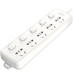 Korean electric KEG new national standard socket plug strip board wiring board home security tow board HD-ZS-05K5-A 5 plug length 5 m independent switch 10A2500W
