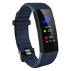 Full pass W3 color screen smart bracelet sports health bracelet heart rate monitoring swimming waterproof information remind sleep monitoring unisex luxury version sapphire blue