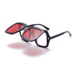 SHAUNA Oversize Folding Punk Styles Women Square Sunglasses Popular Double Lens Men Shades UV400
