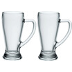 Bormioli Rocco Italian imports of large capacity beer glass heat-resistant lead-free glass 379mL 2 support