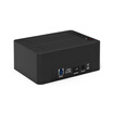 Maiwo MAIWO K3082H hard drive base supports 2535 inch serial port mechanical solid state hard drive with three HUB docking station 1 port 21A fast charge hard copy machine black