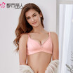 City Beauty 18 spring&summer new products no steel ring cotton lace triangle cup sexy bra 2B8613 pearl skin 3680B cup