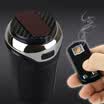 Digaron car ashtray creative personality ashtray with ignition cigarette lighter multi-function mens car interior with ashtray car supplies black red high version