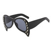 SHAUNA Oversize Women Batmen Sunglasses Fashion Men Bat Sharp Shades UV400