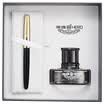 Hero HERO 120 gold-plated grid cap 12K gold tip pen ink pen gold pen ink gift box black