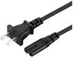 CE-LINK two plug 8 word power cable eight-tail double-hole audio power cord support digital camera power adapter black 2 meters 4476