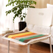 Cozy cozzylife breathable cotton thread weaving chair cushion magic grid 2 45cm 45cm