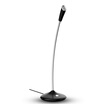 More&more cool COOLCOLD BK computer microphone desktop notebook wired microphone anchor karaoke live voice game open black magic night black USB version with sound card