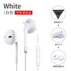 Langsdom E6U Half In-ear Earphone for iPhone Stereo Hifi Headset with Microphone