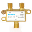 Philips PHILIPS SWR2116 93 Cable TV Branch Splitter 2 to 5-2400MHz High Bandwidth Compatible Two Dispensers - Gold