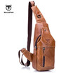 BULL CAPTAIN 2017 Fashion Genuine Leather Crossbody Bags men casual messenger bag Small Brand Designer Male Shoulder Bag 019