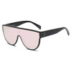 SHAUNA Fashion Flat Top Women Candy Colors Sunglasses Nail Decoration Retro Men Integrated Lens Shades UV400