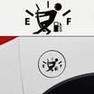 Funny Cartoon For Auto CarBumperWindow Vinyl Decal Sticker Decals DIY Decor US
