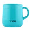 Tiger Tiger insulated cups stainless steel cups office cups ladies warm water cups coffee cups send girlfriend gifts MCI-A28C-A lake green 280ml