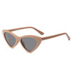 SHAUNA Fashion Small Beads Decoration Women Cat Eye Sunglasses UV400