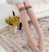 Women Knit Cotton Over The Knee Long Socks Striped Thigh High Stocking Socks New