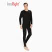 INTERIGHT Mens Elastic Round Neck Printed Underwear on Green XXL