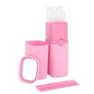 Gaga Lin Yi cocoa travel wash bag suit portable brush cup cup mouthwash cup wash cup toothbrush cup blue