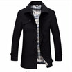 2018 Spring Mens Trench Coat Slim Fit Long Coats Men British Style Business Outwear High Quality Classic Windbreaker