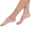 Jingdong supermarket Langsha LangSha 20 pairs stockings female thin core wire toe transparent short stockings gray uniform