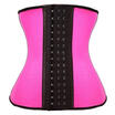 Womens Latex Underbust Body Shaper Waist Clincher Corset Training Trainer Belt
