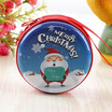 Merry Christmas Coin Purse Key Pouch Earphone Bags Pouch Zip Small Wallet Xmas