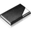Excellent UHOO 6605 business card holder coffee gold a bone pattern skin 1 box large capacity card case