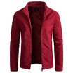 AOWOFS winter new European code solid color jacket stand collar jacket large size mens jacket YJ002
