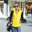 2018 autumn&winter light down cotton collar vest vest vest slim coat cotton coat