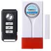 Gangqi GQ-SGSM doors&windows burglar alarm home shop wireless remote control sensor vibration sound&light door anti-theft alarm to open the door to prevent the thief