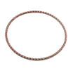 Thin Iron Wire Twisting Circles Stainless Steel Bangle