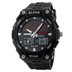 2018 New Solar Power Watch SKMEI Brand For Men Sport Watch 2 Time Zone Digital Quartz Multifunctional Dress For The Street Wrist Watch