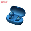 SANAG T3 Bluetooth Headset Wireless Bluetooth Headset Dual Ear Sports Invisible Mini Earbuds In-Ear Headphones Intelligent Noise Reduction Android Universal iphone8x Applicable Black