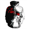 QYDM-332 Mens Hoodie 3D Printed Women Pullover Sweater